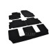 Car textile mats black FORD GALAXY (2006-2012) RIGUM TEXTILE