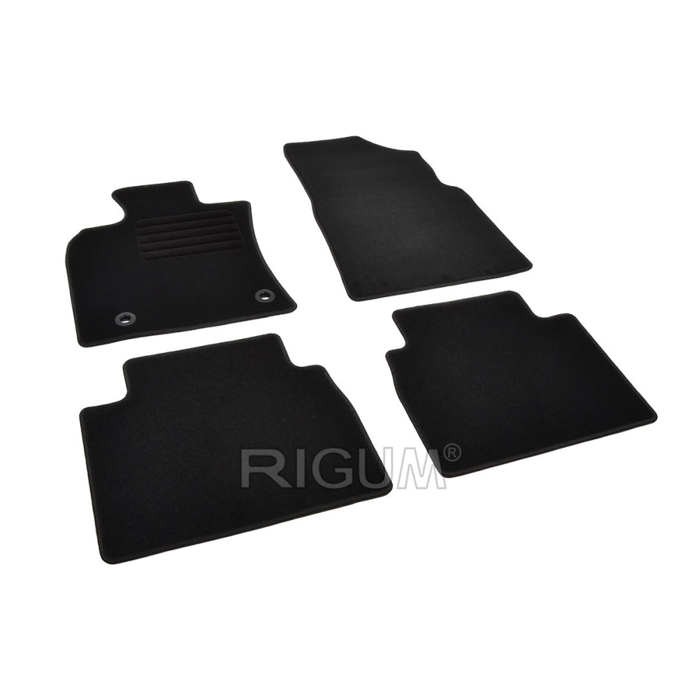 Car textile mats black TOYOTA CAMRY (2018-...) RIGUM TEXTILE