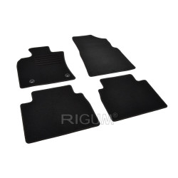 Car textile mats black TOYOTA CAMRY (2018-...) RIGUM TEXTILE