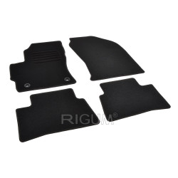 Car textile mats black TOYOTA COROLLA CROSS (2022-...) RIGUM TEXTILE
