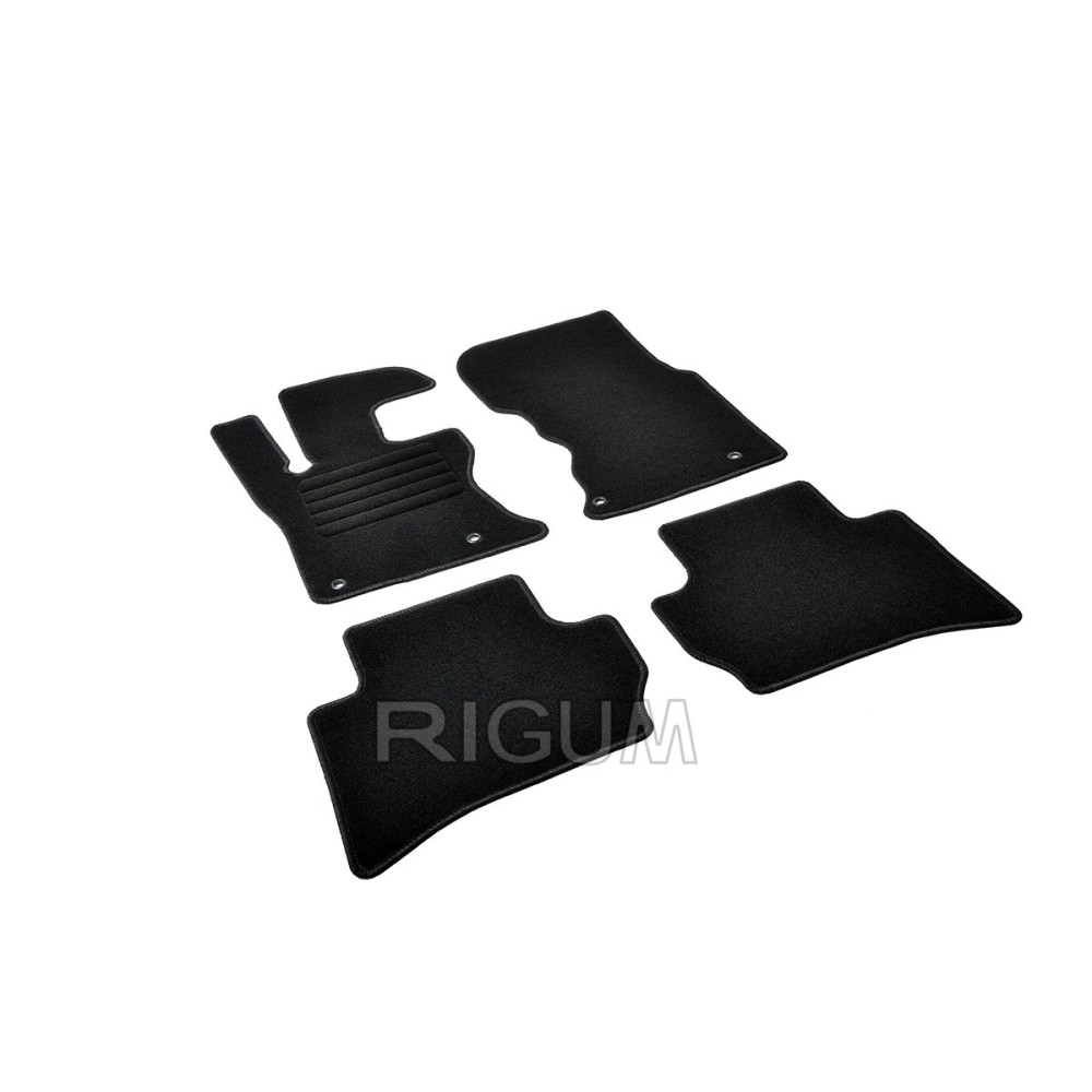 Car textile mats black JAGUAR F-PACE (2016-...) RIGUM TEXTILE
