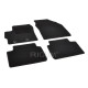 Car textile mats black MAZDA 2 HYBRID (2022-...) RIGUM TEXTILE