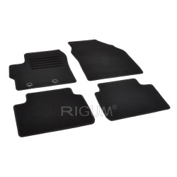 Car textile mats black TOYOTA YARIS (2020-...) RIGUM TEXTILE