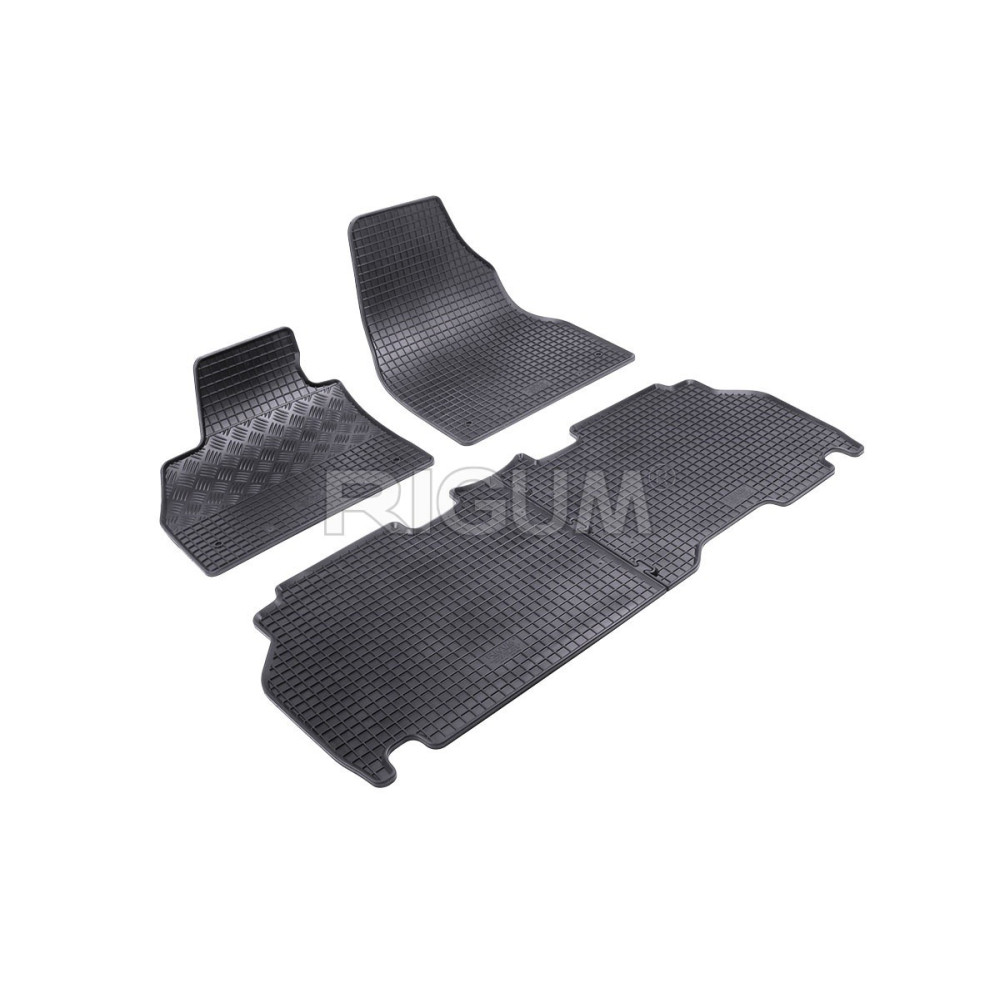 Car rubber mats RENAULT KANGOO II (5s.)(2008-2021) RIGUM