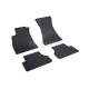 CAR RUBBER FLOOR MATS BLACK AUDI A5 Sportback (2016-...) RIGUM