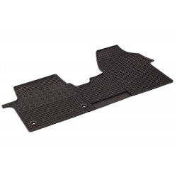 CAR RUBBER FLOOR MATS BLACK CITROEN JUMPY/PEUGEOT EXPERT (2/3v.) (2016-...) RIGUM