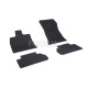 CAR RUBBER FLOOR MATS BLACK AUDI Q5 (2017-...) RIGUM