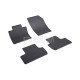 CAR RUBBER FLOOR MATS BLACK VOLVO XC60 II (2017-...) RIGUM