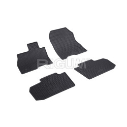 ALFOMBRILLAS DE GOMA PARA COCHE NISSAN LEAF (2017-...) RIGUM NEGRAS