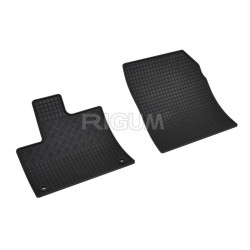 CAR RUBBER FLOOR MATS BLACK CITROEN BERLINGO/PEUGEOT PARTNER (2s.)(2018-...) RIGUM