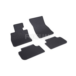 Car rubber floor mats black BMW 1 F40 (2020-...) RIGUM