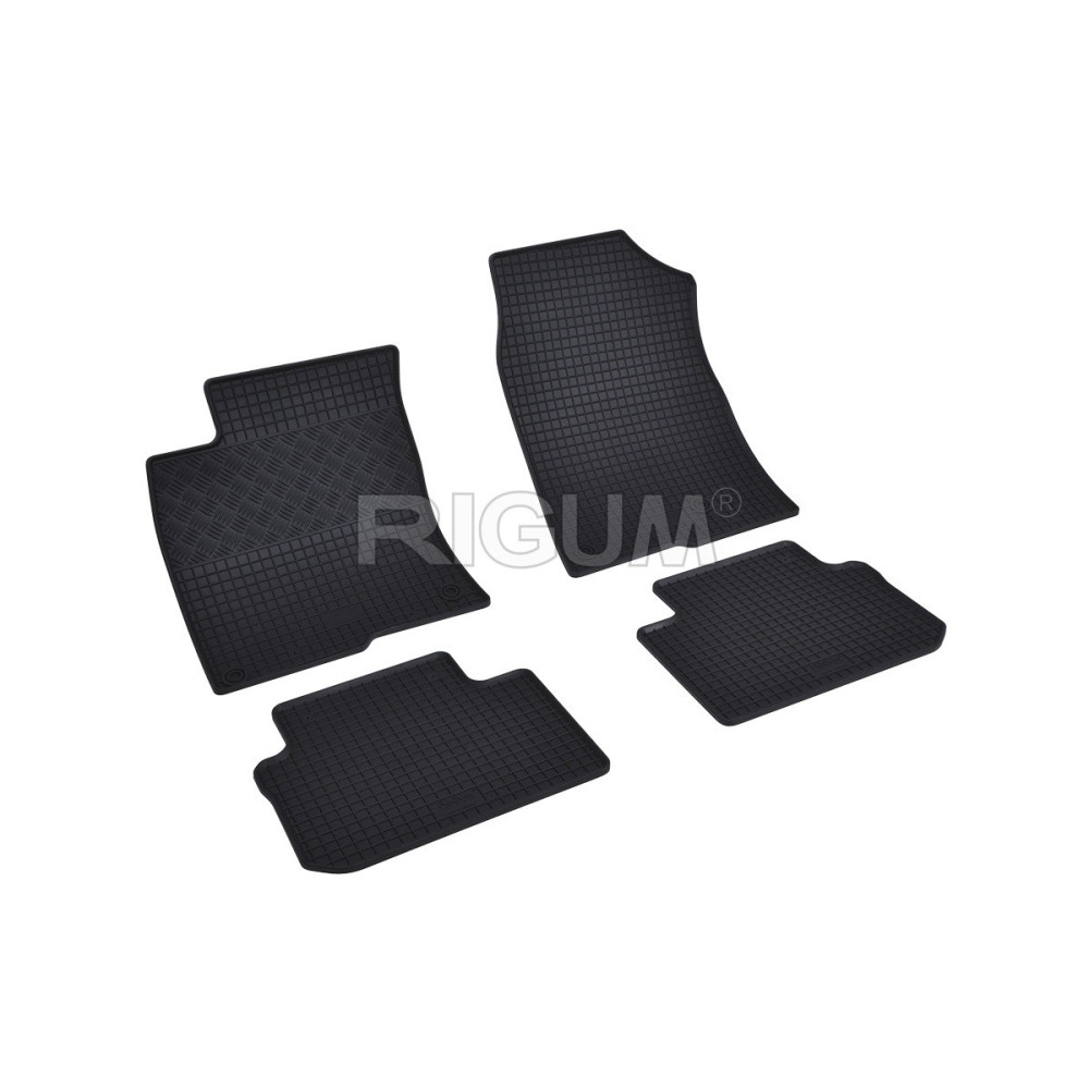 Car rubber mats black HONDA CIVIC (2022-...) RIGUM 905670