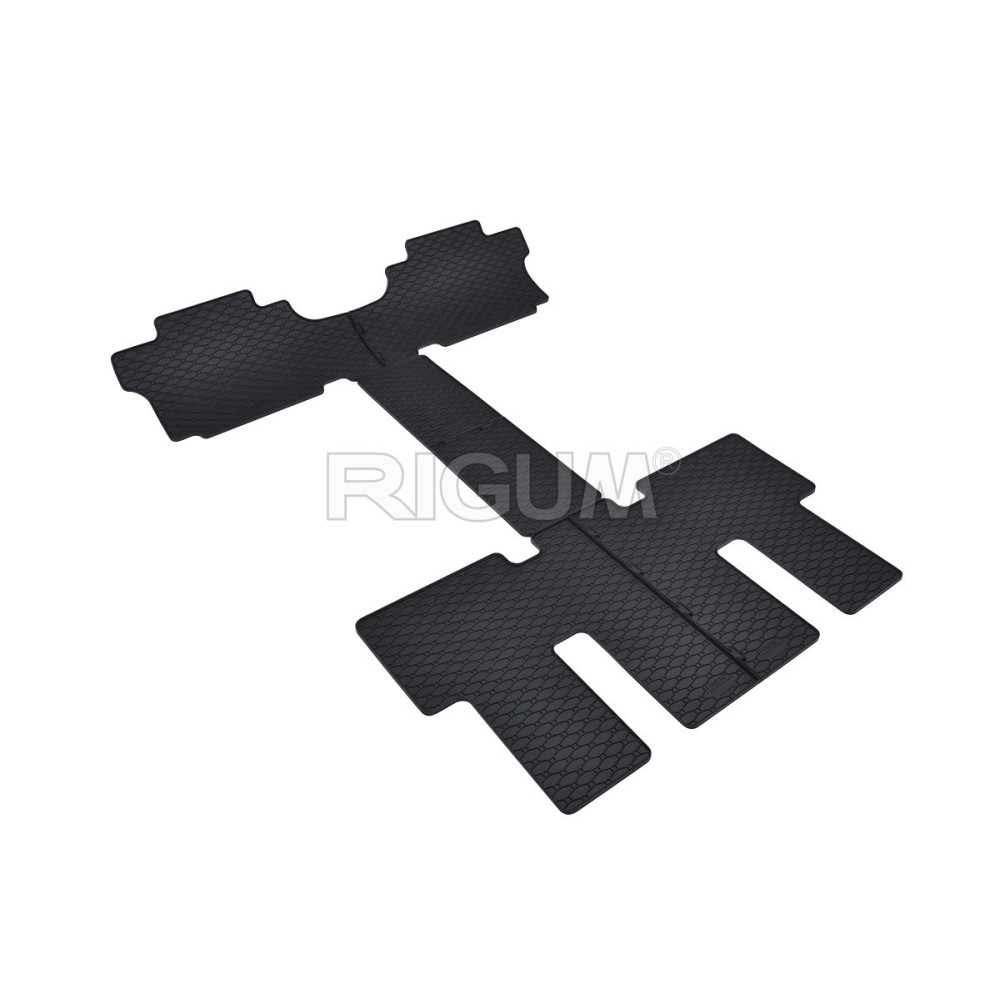 Car rubber mats HYUNDAI STARIA 2.+3. rinda (7v.)(2022-...) RIGUM
