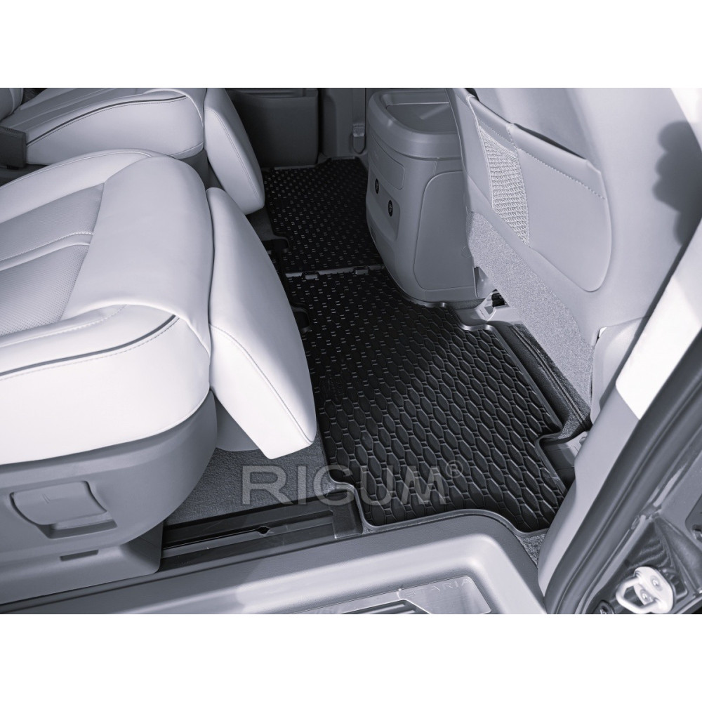 Car rubber mats HYUNDAI STARIA 2.+3. rinda (7v.)(2022-...) RIGUM