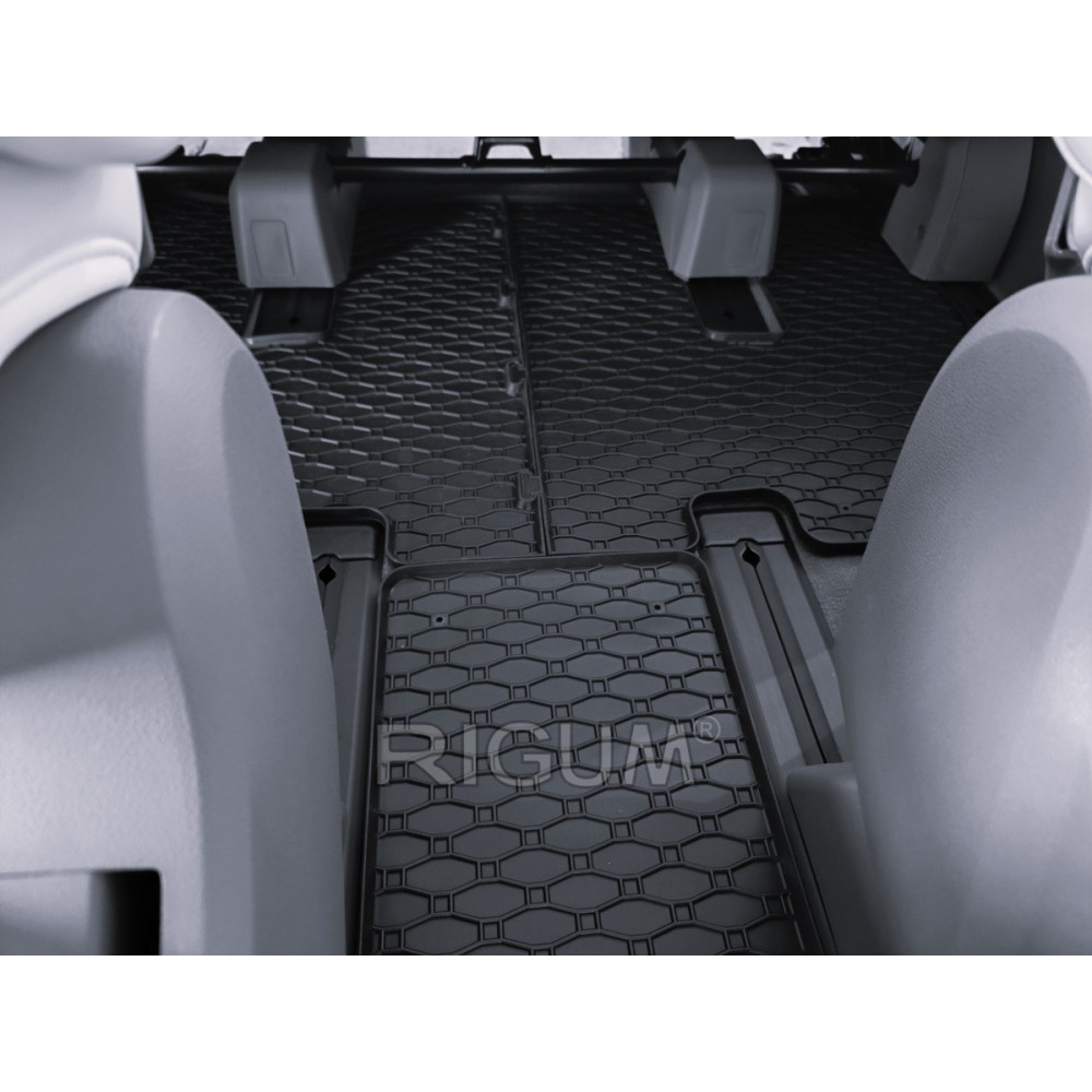Car rubber mats HYUNDAI STARIA 2.+3. rinda (7v.)(2022-...) RIGUM