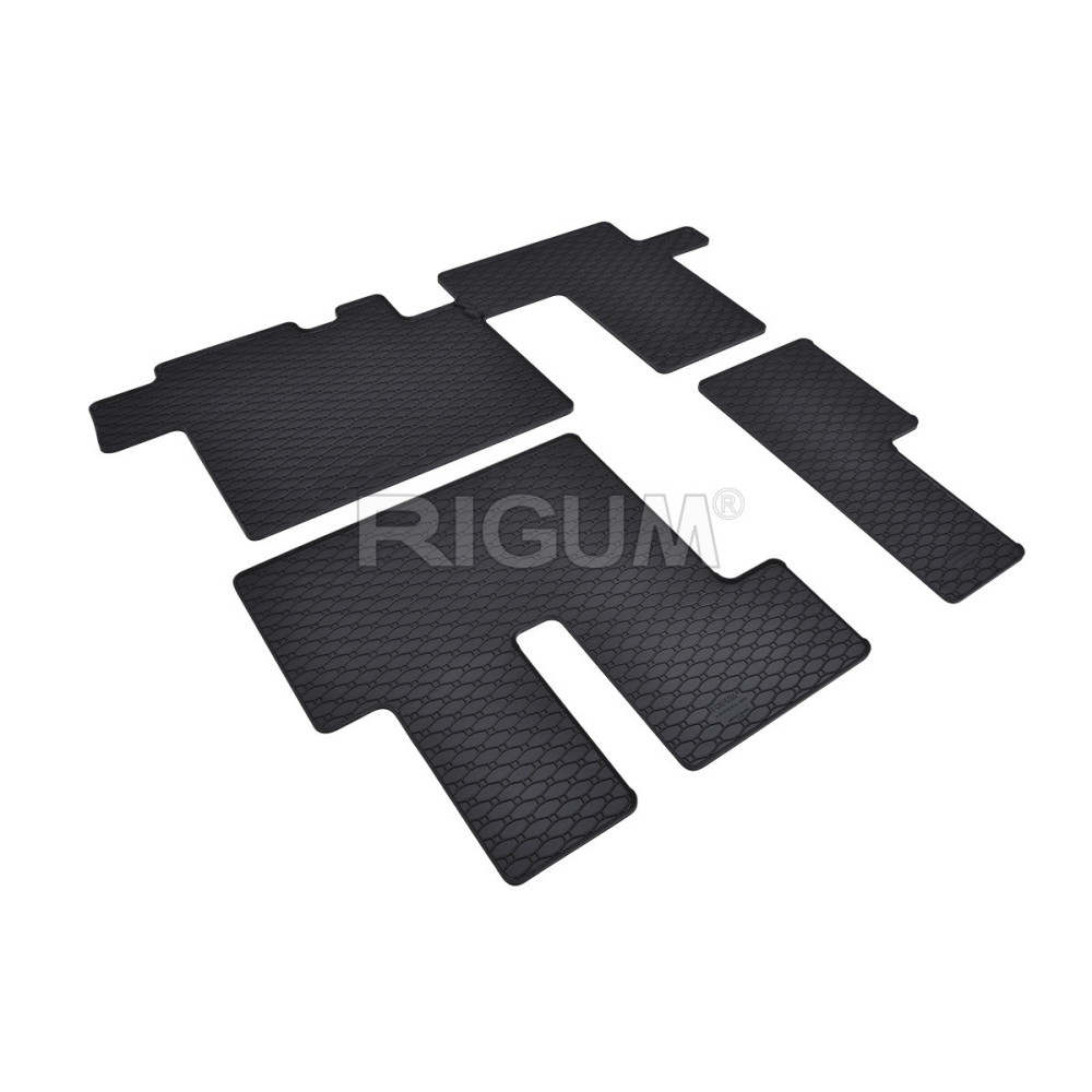 Car rubber mats HYUNDAI STARIA 2+ 3 row (9s.)(2022-...) RIGUM