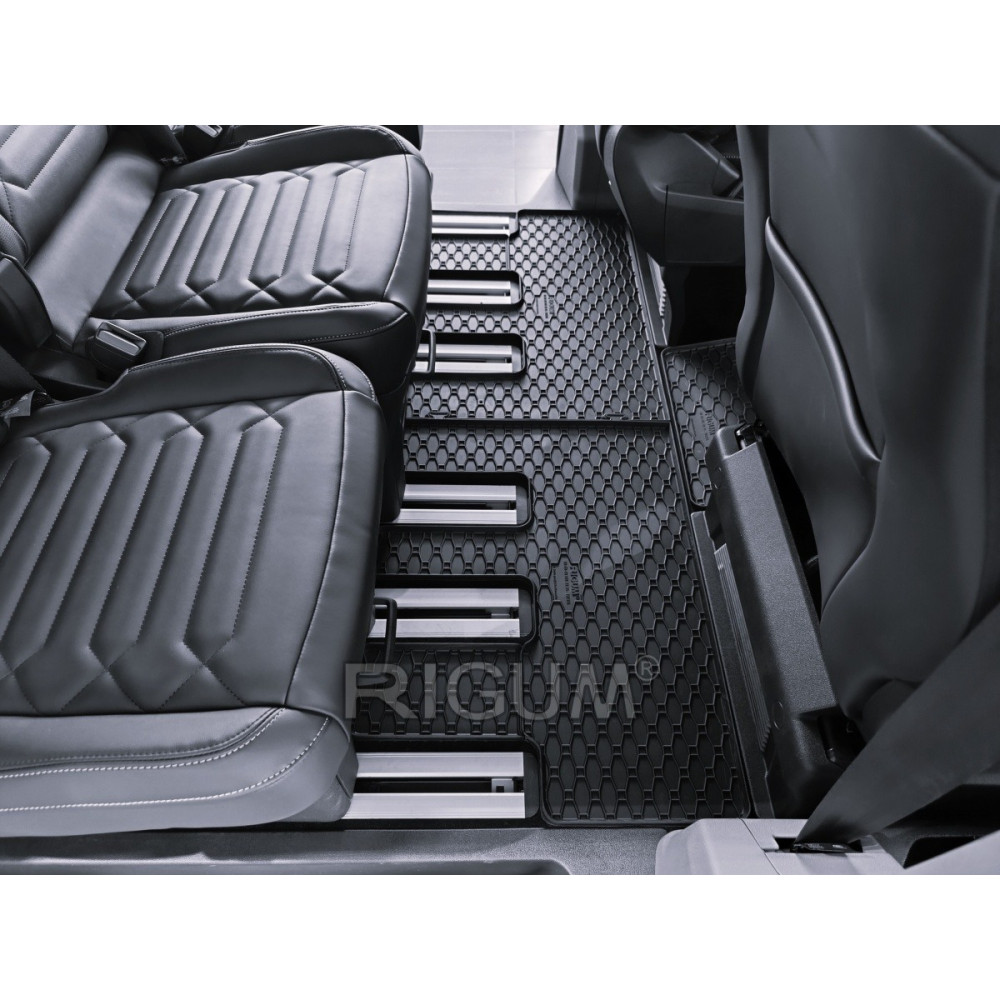 Car rubber mats FORD TOURNEO CUSTOM 2nd row (2024-...) RIGUM