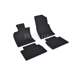 CAR RUBBER FLOOR MATS BLACK TOYOTA CAMRY (2018-...) RIGUM