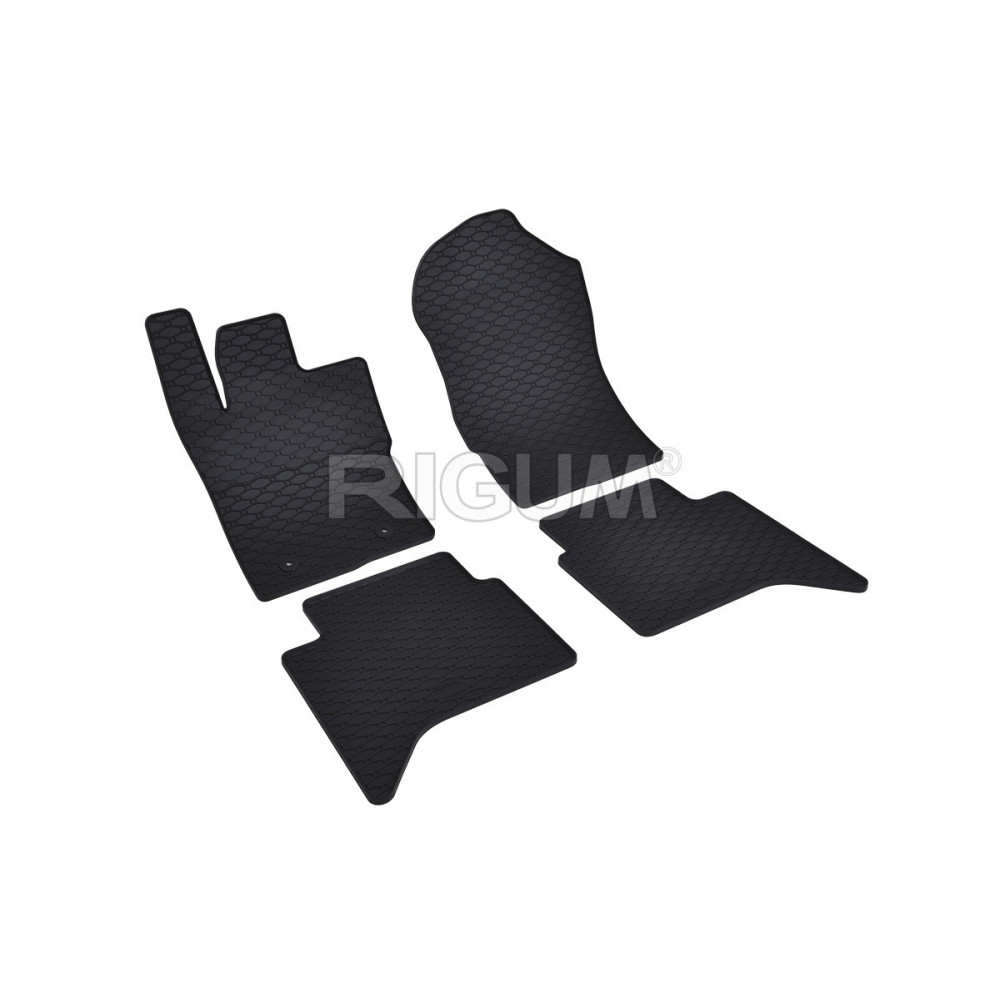 Car rubber mats VW AMAROK/FORD RANGER (2023-...) RIGUM