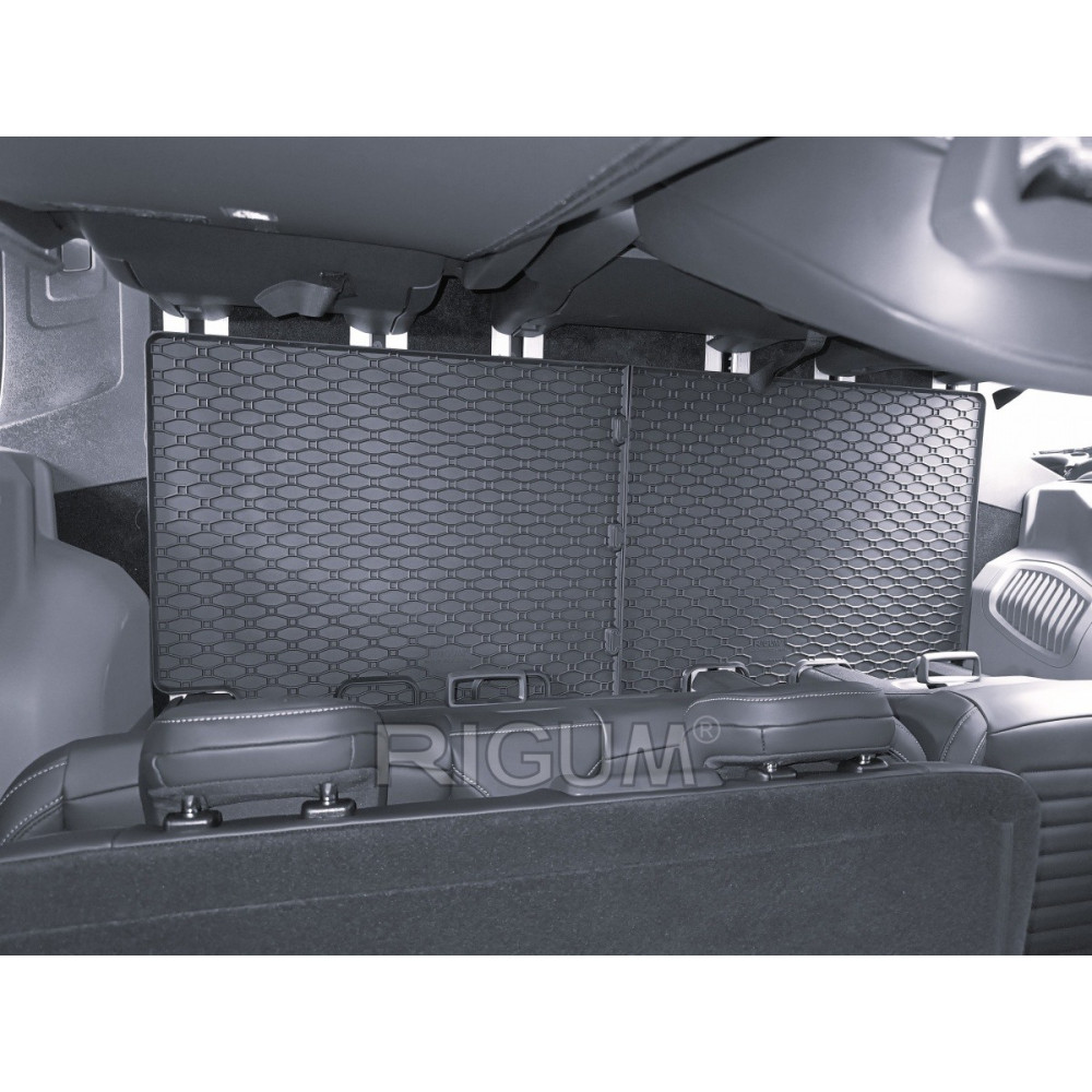 Car rubber mats FORD TOURNEO CUSTOM 3rd row (2024-...) RIGUM