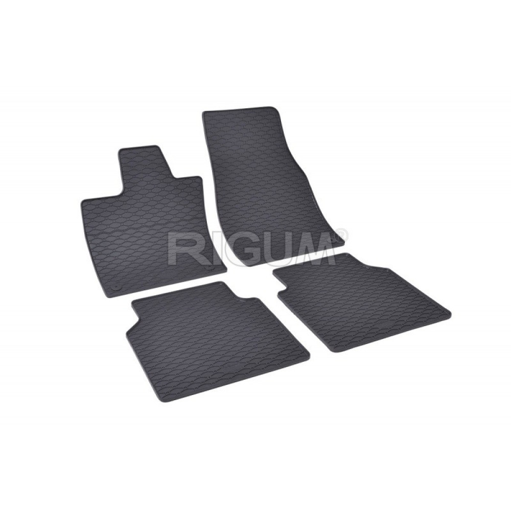 CAR RUBBER FLOOR MATS BLACK VW ID.7 (2024-...) RIGUM
