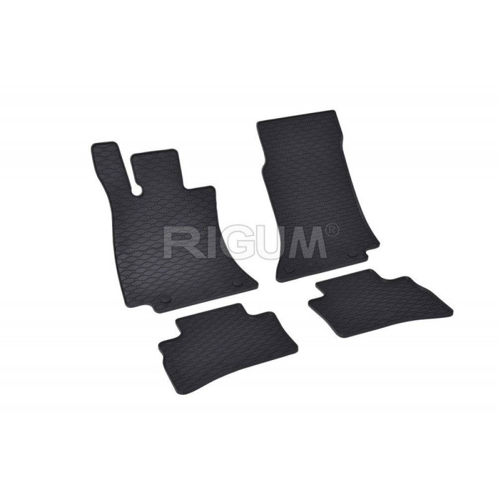 CAR RUBBER FLOOR MATS BLACK MB E-Class W214 (2024-...) RIGUM