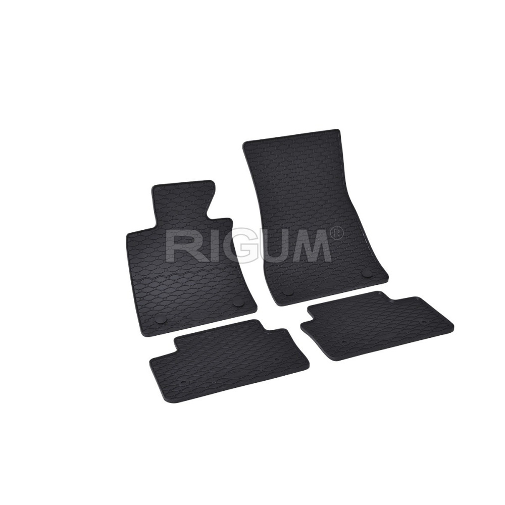 CAR RUBBER FLOOR MATS BLACK BMW 5/i5 G60/G61 (2024-...) RIGUM
