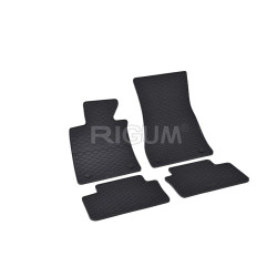 CAR RUBBER FLOOR MATS BLACK BMW 5/i5 G60/G61 (2024-...) RIGUM