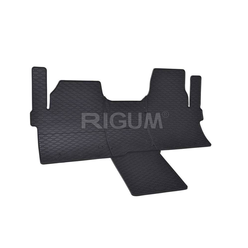 Car rubber mats FORD TOURNEO/TRANSIT CUSTOM (2s.)(2024-...) RIGUM