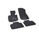 CAR RUBBER FLOOR MATS BLACK BMW iX1 Electric (2022-...) RIGUM