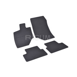 CAR RUBBER FLOOR MATS BLACK PEUGEOT 3008 III (2024-...) RIGUM