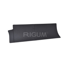 CAR RUBBER FLOOR MATS BLACK FORD TRANSIT CUSTOM 2nd row (2024-...) RIGUM