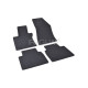 CAR RUBBER FLOOR MATS BLACK MG HS (2024-...) RIGUM