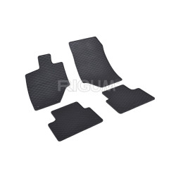 CAR RUBBER FLOOR MATS BLACK OPEL GRANDLAND Hybrid (2025-...) RIGUM