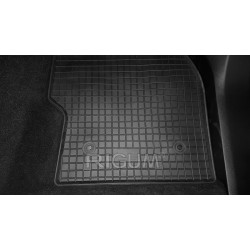 CAR RUBBER FLOOR MATS BLACK ALFA ROMEO STELVIO (2017-...) RIGUM