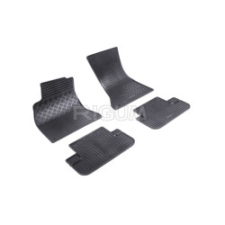CAR RUBBER FLOOR MATS BLACK AUDI A5 SPORTBACK (2009-2016) RIGUM