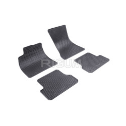 ALFOMBRILLAS DE GOMA NEGRAS PARA COCHE AUDI A6 (2011-2018) RIGUM