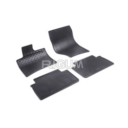 ALFOMBRILLAS DE GOMA NEGRAS PARA COCHE AUDI Q7 (2006-2015) RIGUM