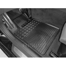 CAR RUBBER FLOOR MATS BLACK BMW 5 G30/G31 (2017-...) RIGUM
