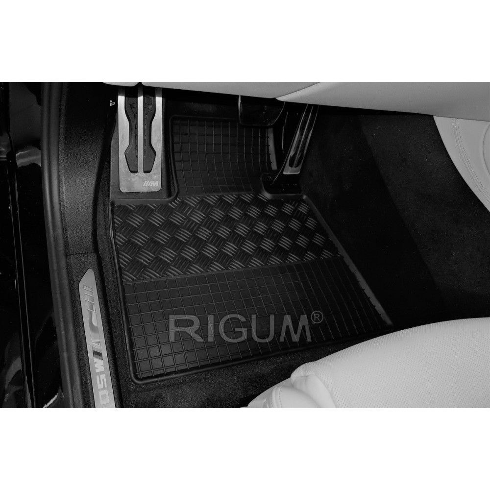 CAR RUBBER FLOOR MATS BLACK BMW X5 G05 (2018-...) RIGUM