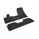 CAR RUBBER FLOOR MATS BLACK BMW i3 (2013-...) RIGUM