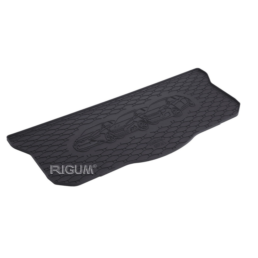 CAR RUBBER TRUNK MAT CITROEN C1 (2014-...) RIGUM
