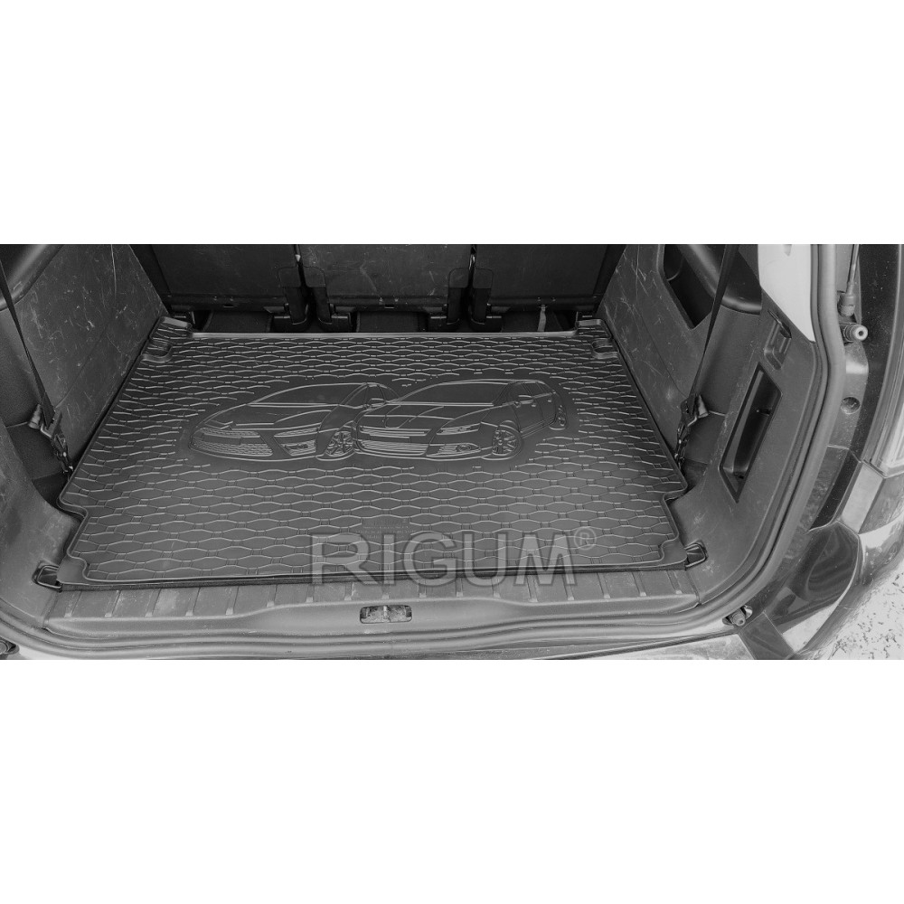 CAR RUBBER TRUNK MAT CITROEN C4 GRAND PICASSO (2006-...) RIGUM