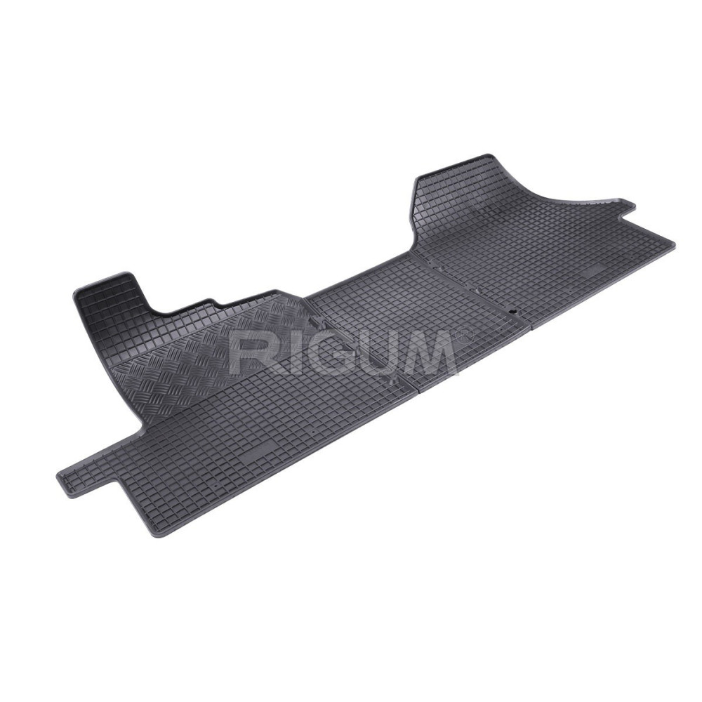CAR RUBBER FLOOR MATS BLACK FIAT DUCATO 3m (2006-...) RIGUM