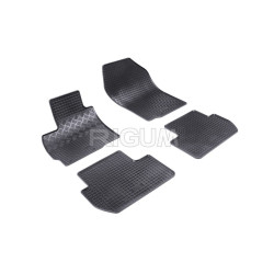 ALFOMBRILLAS DE GOMA PARA COCHE MITSUBISHI OUTLANDER (2007-2012) RIGUM NEGRAS