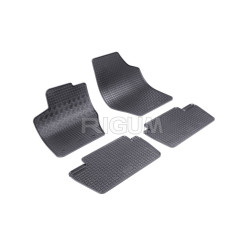 ALFOMBRILLAS DE GOMA NEGRAS PARA COCHE CITROEN C4 (2004-2010) RIGUM