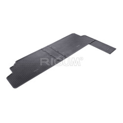 CAR RUBBER FLOOR MATS BLACK FIAT SCUDO 2.ROW (2007-2016) RIGUM