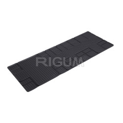 CAR RUBBER FLOOR MATS BLACK PEUGEOT EXPERT/TRAVELLER 3RD ROW (2016-...) RIGUM