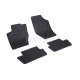 CAR RUBBER FLOOR MATS BLACK CITROEN DS4 (2011-2018) RIGUM