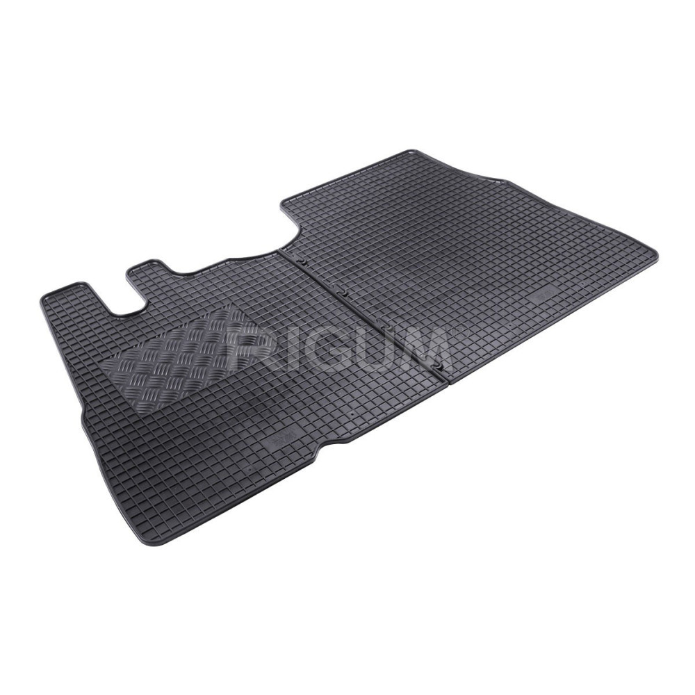 CAR RUBBER FLOOR MATS BLACK CITROEN JUMPER (2s.) (2002-2006) RIGUM